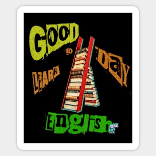 Good Day Learn English Tee Sticker